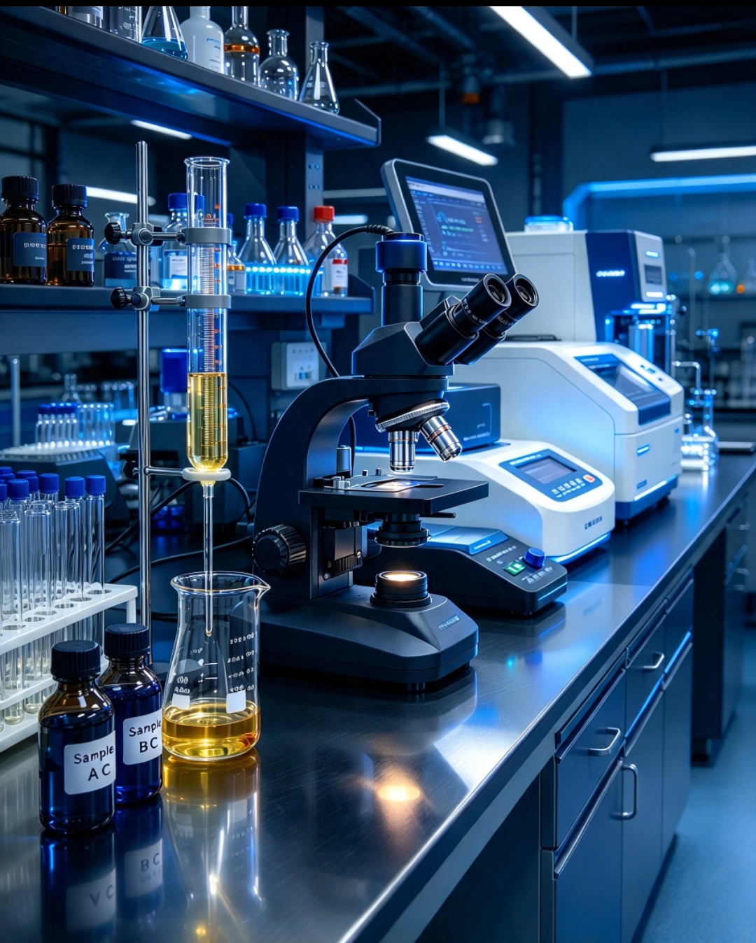 Peralatan laboratorium industri